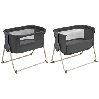 Приставне ліжечко Maxi-Cosi Tori Beyond Graphite Eco, темно-сіре (2029043110) - Pampik - 8