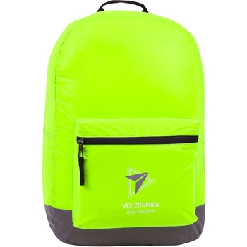 Рюкзак молодіжний Yes R-03 Ray Reflective, серый с желтым (558583) - Pampik