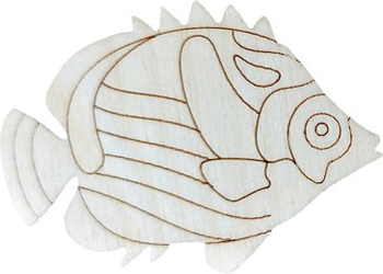 Набор для творчества Умняшка роспись по дереву, магниты-рыбы (РД-007) - Pampik - 3