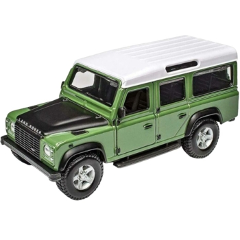 Автомодель Bburago Land Rover Defender 110 1:32 зеленый (18-43029) - Pampik