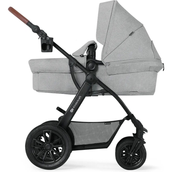 Универсальная коляска 3 в 1 Kinderkraft Xmoov CT светло-серая (00-00305177) - Pampik - 4