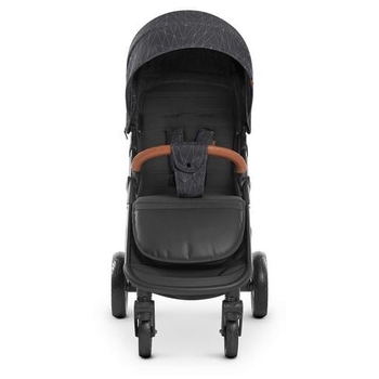 Коляска El Camino X4 ME 1024 Black Lines, черная (25430) - Pampik - 3