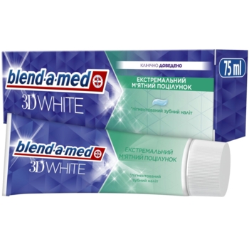 Зубна паста Blend-a-med 3D White Екстремальний м'ятний поцілунок, 75 мл - Pampik - 2