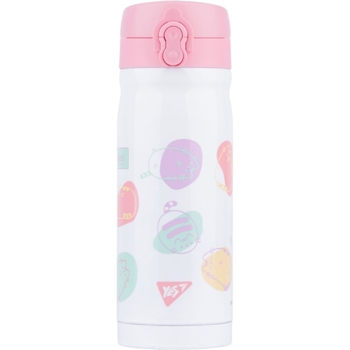 Термос Yes Pusheen, 350 мл, белый с розовым (707586) - Pampik