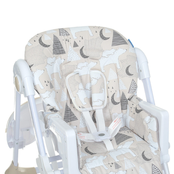 Стульчик для кормления Bambi M 3233 Mommy Bear Beige, бежевый (24225) - Pampik - 4