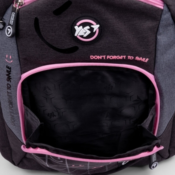 Рюкзак Yes S-85 Happy time, черный (552383) - Pampik - 11