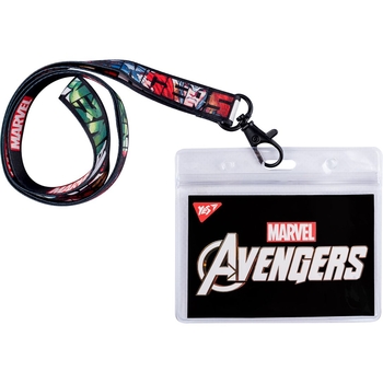 Бейдж Yes Marvel Avengers на ленте, горизонтальный (940226) - Pampik