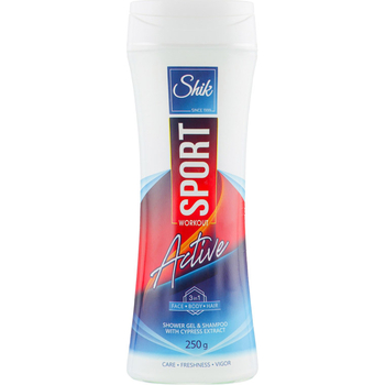Гель-шампунь Shik Sport Workout Active 250 г - Pampik