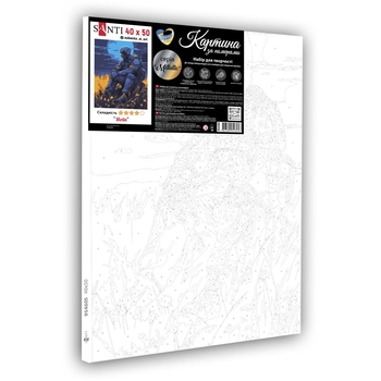 Картина за номерами Santi Воїн, металеві фарби, 40х50 см (954605) - Pampik - 2