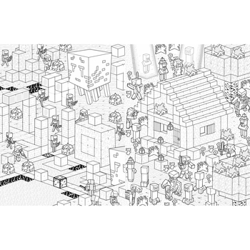 Офіційна розмальовка Артбукс Minecraft 64 сторінки (9786175230558) - Pampik - 3