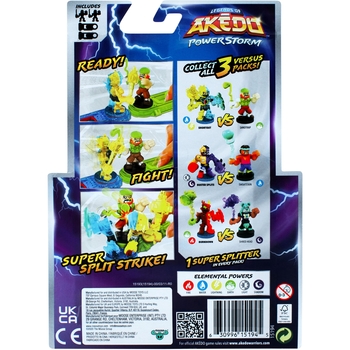Ігровий набір Akedo Power Storm Шортаут та Сендтреп (123326) - Pampik - 3