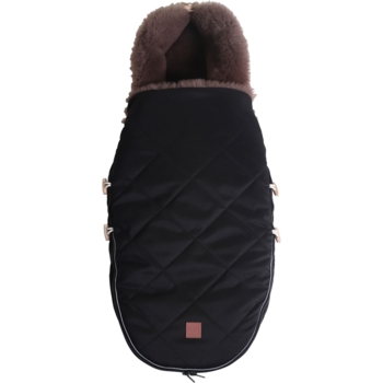 Конверт теплий Kaiser Toffee, з натуральної овчини, чорний (6512525) - Pampik