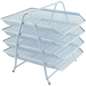 Лоток для документів Axent 4 в 1 білий 30x35x33 см (2129-21-A) - Pampik