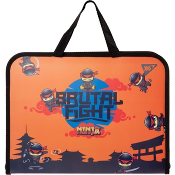 Папка-портфель Yes Ninja, FC, на блискавці (492169) - Pampik