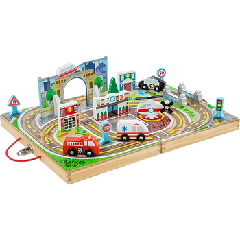 Дерев'яний футляр Melissa&Doug Місто (MD30141) - Pampik