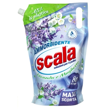 Кондиціонер-ополіскувач Scala Ammorbidente Lavanda&Mughetto, концентрований, дойпак, 2 л - Pampik