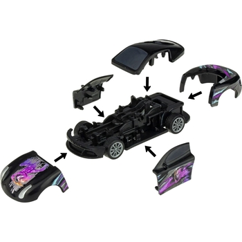 Инерционная машинка Crash'ems Крашмобиль 2 в 1 Ghost Racer (1300) - Pampik - 3