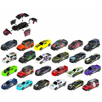 Инерционная машинка Crash'ems Крашмобиль 2 в 1 Black Star (1300) - Pampik - 4