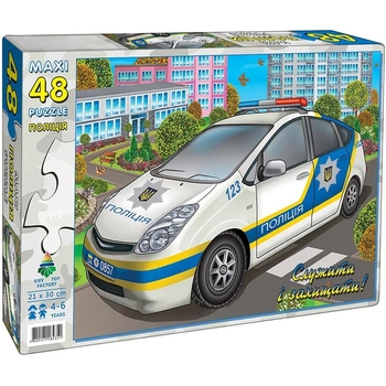 Пазл Київська фабрика іграшок Полиция 48 элементов - Pampik