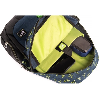 Рюкзак молодіжний Yes T-87 Zombie, зеленый с синим (558275) - Pampik - 5