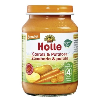 Пюре Holle Морква з картоплею, органічне, 190 г (32825) - Pampik