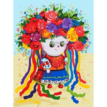 Картина за номерами Santi Україночка, 30х40 см (954409) - Pampik