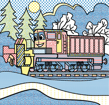 Водяна розмальовка Кристал Бук Залізнична техніка, 8 сторінок (F00026462) - Pampik - 3