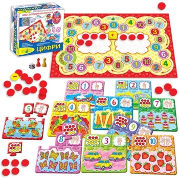 Настільна гра-квест Київська фабрика іграшок Кіт вчений Цифри - Pampik - 2