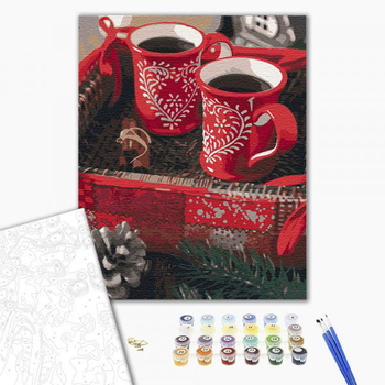 Картина за номерами ArtCraft Різдвяна кава 40x50 см (12133-AC) - Pampik - 3