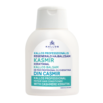 Кондиционер для волос Kallos Profesional Repair Hair Conditioner With Cashmere Keratin для профессионального восстановления, 500 мл - Pampik