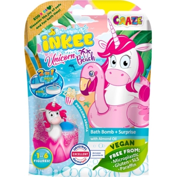 Ароматна бомбочка для ванни з іграшкою Inkee Єдиноріжки в асортименті (35832) - Pampik