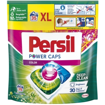Капсулы для стирки Persil Color Power Caps, 35 шт. - Pampik