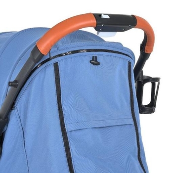 Прогулочная коляска El Camino Yoga ll M 3910 v.2 Ultramarine, синяя с черным (25437) - Pampik - 7