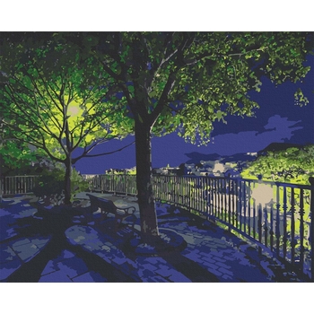 Картина за номерами ArtCraft Нічний парк 40x50 см (10585-AC) - Pampik