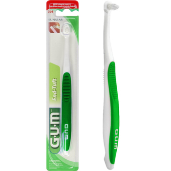 Зубна щітка GUM End-Tuft, м'яка, в асортименті - Pampik - 2