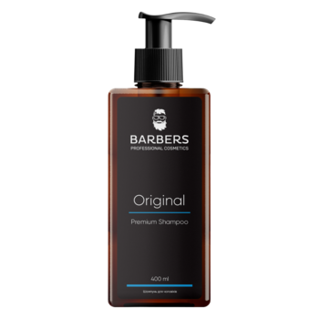 Шампунь для чоловіків Barbers Original для щоденного використання, 400 мл - Pampik