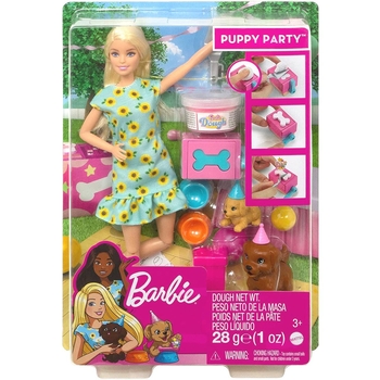 Ігровий набір Barbie Puppy Party, із тестом для ігор, 29 см - Pampik - 5