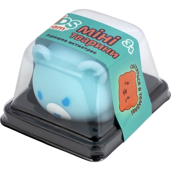 Игрушка-антистресс Kids Team Мини животные Медвежонок светящийся в темноте в ассортименте (CKS-10650_3) - Pampik - 2