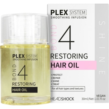 Відновлююча олія для волосся Headshock Plex System №4 Restoring Hair Oil 30 мл - Pampik