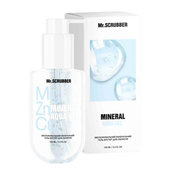 Зволожувальний мінеральний гель-бустер для обличчя Mr.Scrubber Mineral Aqua Gel, 100 мл - Pampik