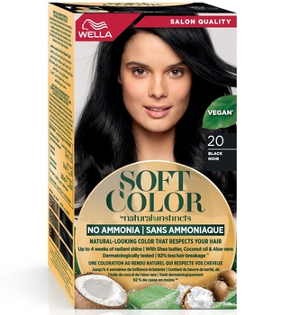 Фарба для волосся Wella Soft Color відтінок 20, Чорний - Pampik - 2