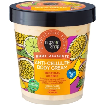 Крем для тіла Organic Shop Body Desserts Anti-Cellulite Body Cream Tropical Sorbet антицелюлітний 450 мл - Pampik