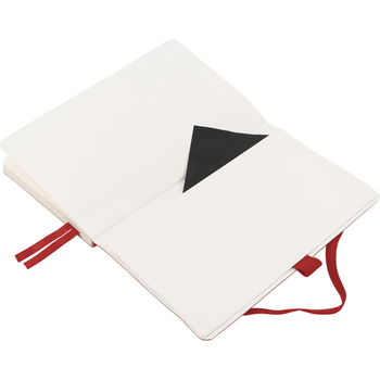 Книга записна Axent Partner Soft Skin A5- в клітинку 96 аркушів червона (8616-06-A) - Pampik - 4