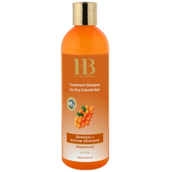 Шампунь Health&Beauty з олією обліпихи для сухого фарбованого волосся, 400 мл - Pampik