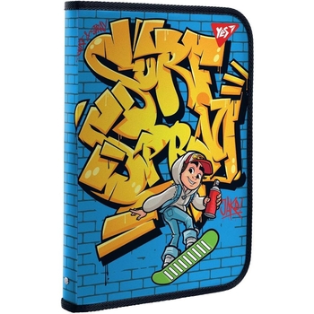 Папка факультативная Yes SubSurf, A4, на молнии (491926) - Pampik