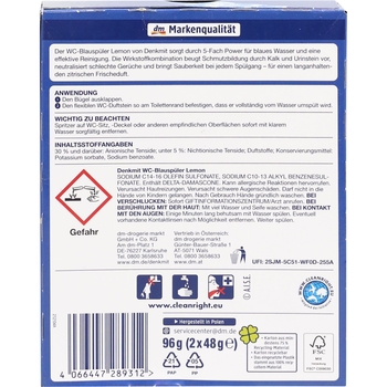 Туалетный блок для унитаза Denkmit Lemon, 2 шт. - Pampik - 2