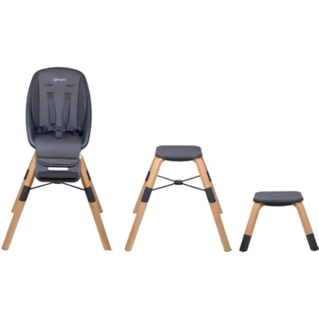 Стульчик для кормления BabyGO 3 в 1 Carou 360°, серый (5751) - Pampik - 7