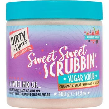 Цукровий скраб для тіла Dirty Works Sweet Sweet Scrubbin Fruity, 400 г - Pampik