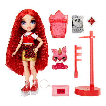 Лялька Rainbow High Classic Ruby Anderson з аксесуарами та слаймом, 28 см (120179) - Pampik - 8