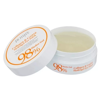 Гідрогелеві патчі для очей Petitfee Колаген/Коензим Q10 Hydrogel Eye Patch Collagen&CoQ10, 60 шт. - Pampik - 2